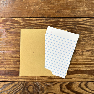 Notebook Paper Letterpress Note Card | We Are 1976 (TX)