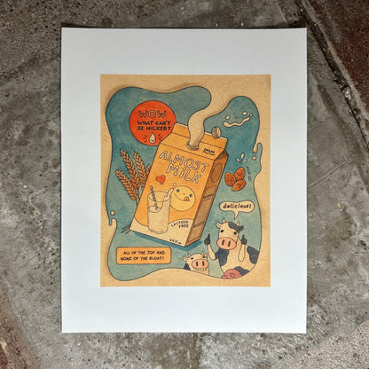 Almost Milk Art Print | Felicia Chiao (CA)