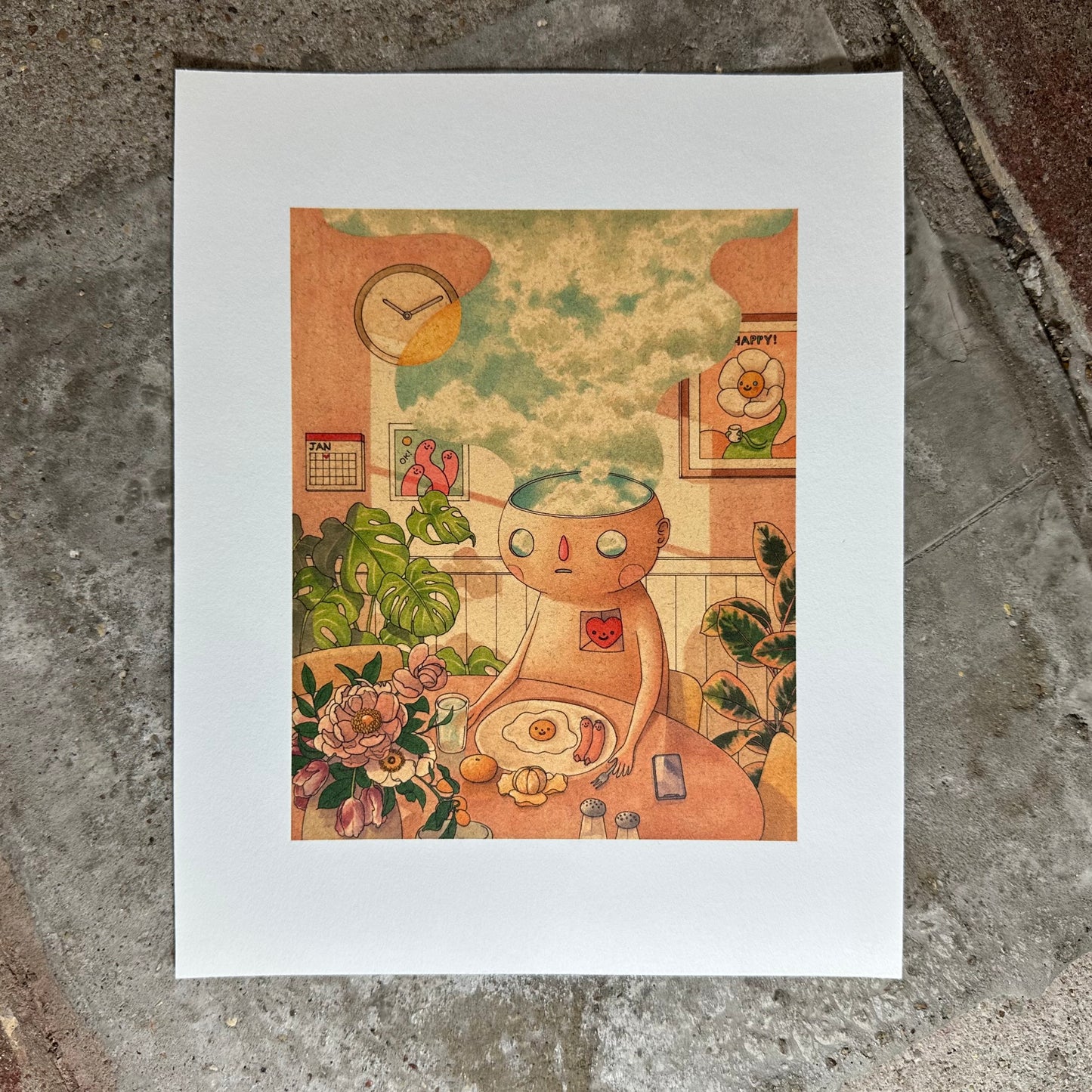 Happy Art Print | Felicia Chiao (CA)