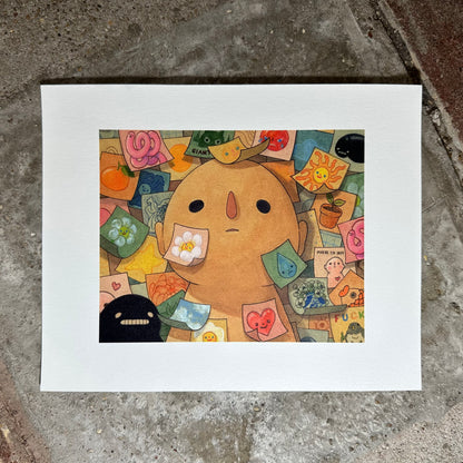 Giant Robot Post-it Show 2023 Art Print | Felicia Chiao (CA)