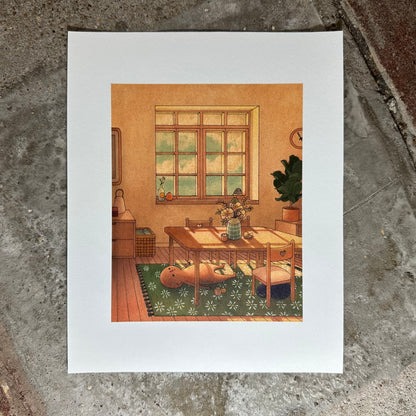 Floor Time Art Print | Felicia Chiao (CA)