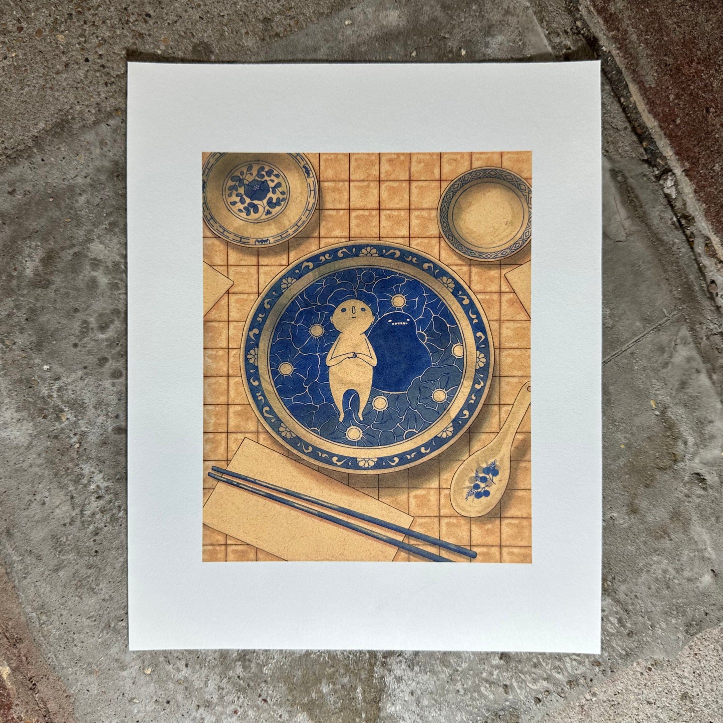 Dishes Art Print | Felicia Chiao (CA)