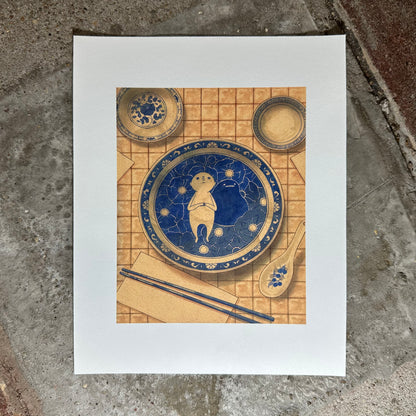 Dishes Art Print | Felicia Chiao (CA)