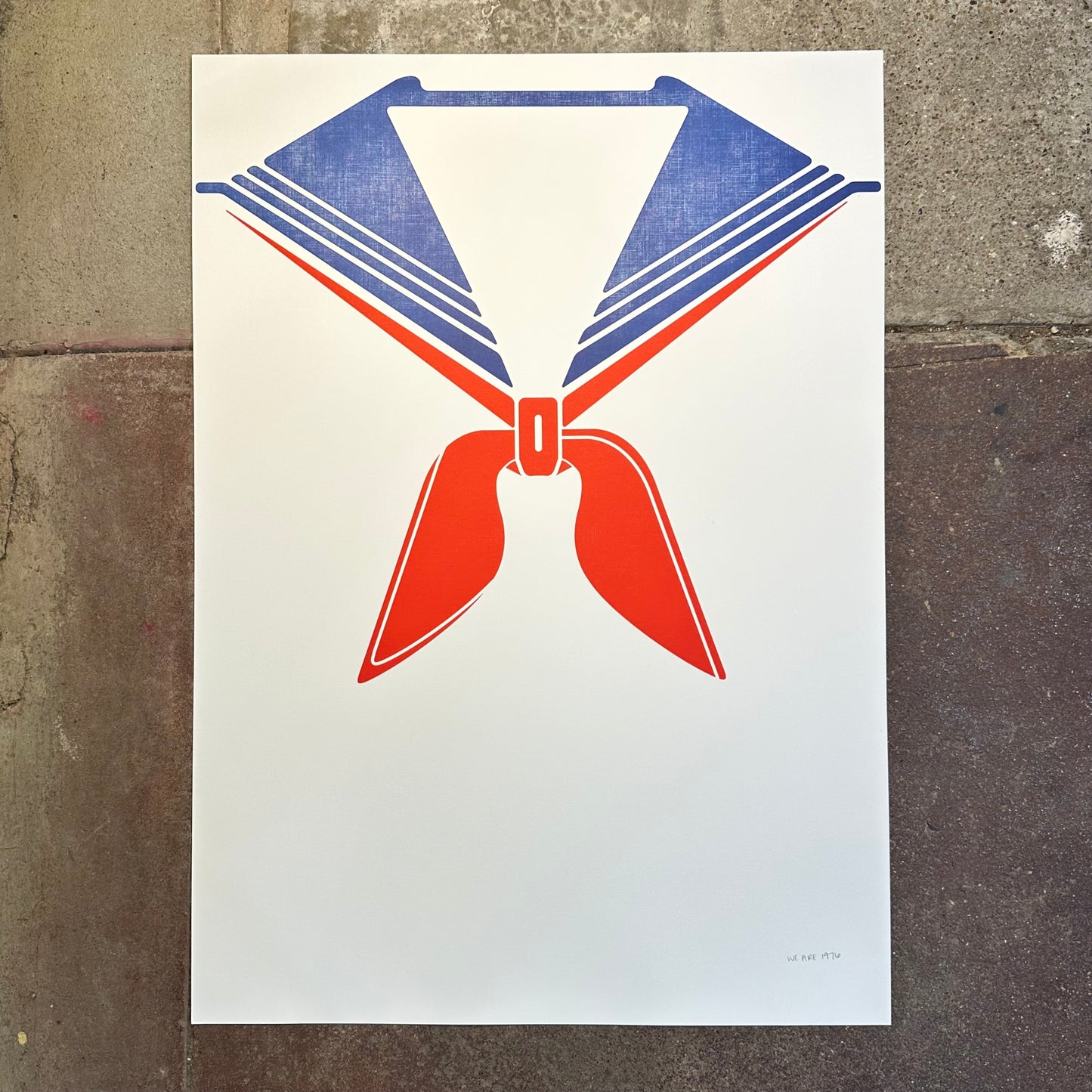Cosplay Front Letterpress Print | We Are 1976 (TX)