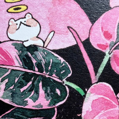Philodendron Mini Print | Jungle Cat Series | Koyamori (CAN)