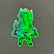 Load image into Gallery viewer, Holographic Sock Ghost Sticker | Madison Grijalva (DTX)
