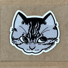 Load image into Gallery viewer, Wagoo ( Grey Cat) Sticker | Madison Grijalva (TX)
