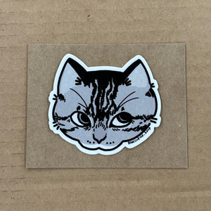 Wagoo ( Grey Cat) Sticker | Madison Grijalva (TX)