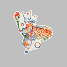 Load image into Gallery viewer, Redbud Lepidoptera Clear Holo Sticker | Koyamori (NY)
