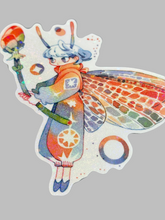 Load image into Gallery viewer, Redbud Lepidoptera Clear Holo Sticker | Koyamori (NY)
