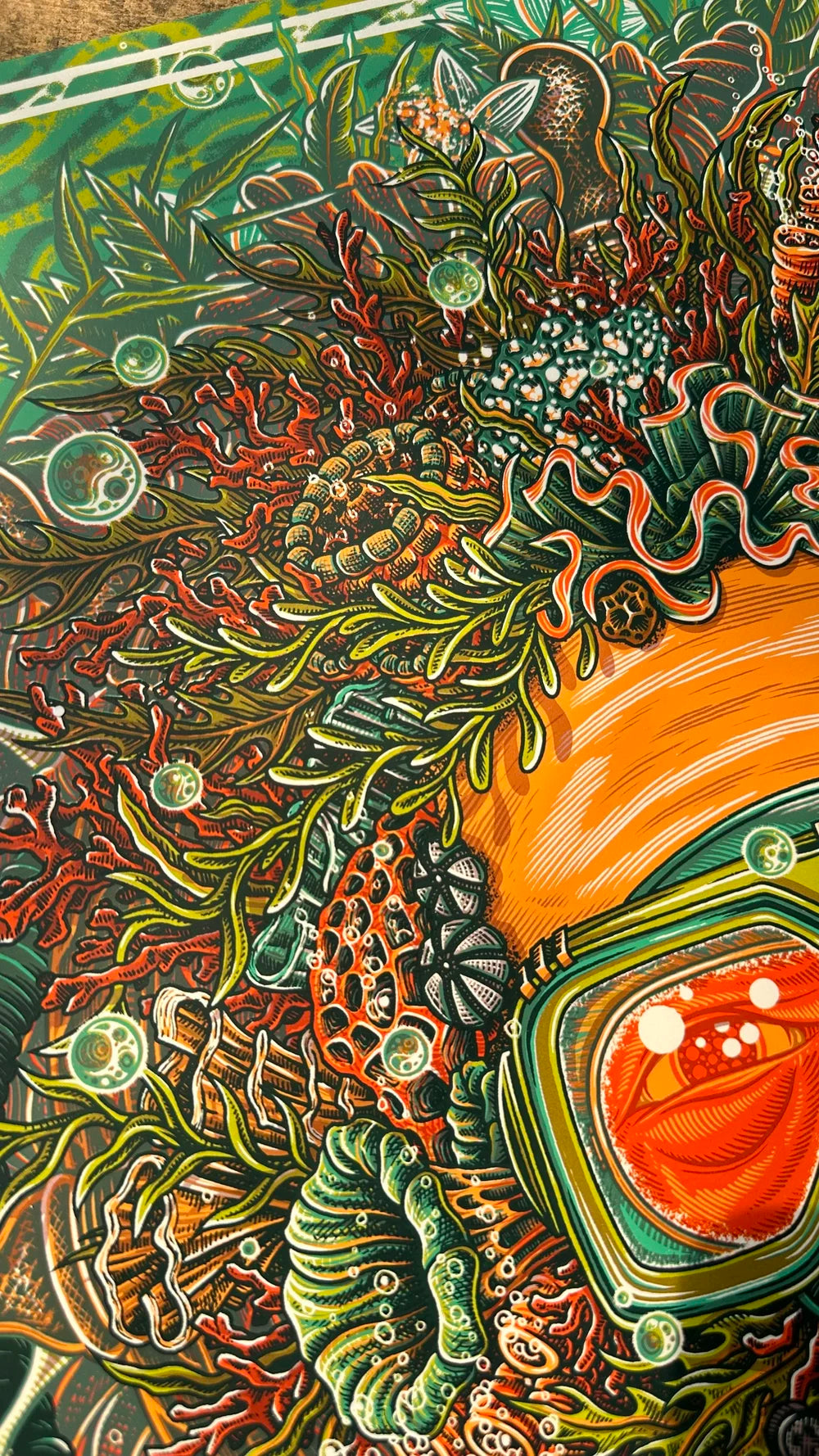 Kona Ripple “Touch of Green” Screenprint | Luke Martin (MD)