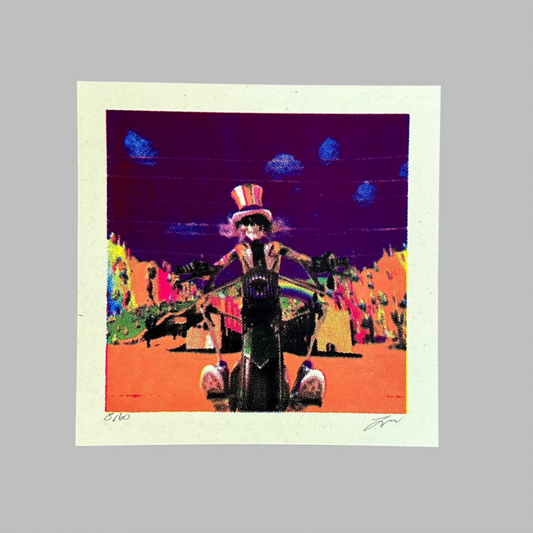 Skeleton Rider CMYK Print | Sphere-O-Vision | Luke Martin (MD)