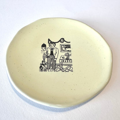 Nathalie Lété Very Small Plate | Man | Kühn Keramik (Germany)