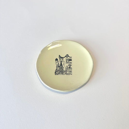 Nathalie Lété Very Small Plate | Man | Kühn Keramik (Germany)