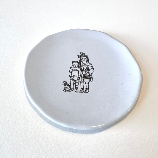 Nathalie Lété Very Small Plate | Siblings | Kühn Keramik (Germany)