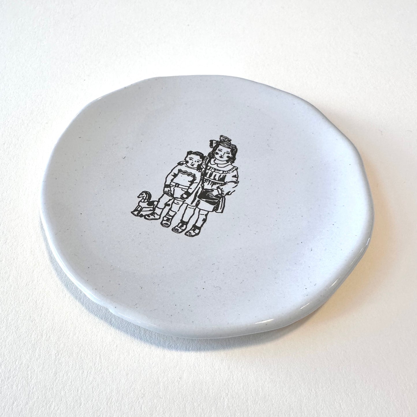 Nathalie Lété Very Small Plate | Siblings | Kühn Keramik (Germany)