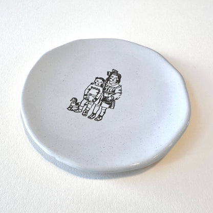 Nathalie Lété Very Small Plate | Siblings | Kühn Keramik (Germany)