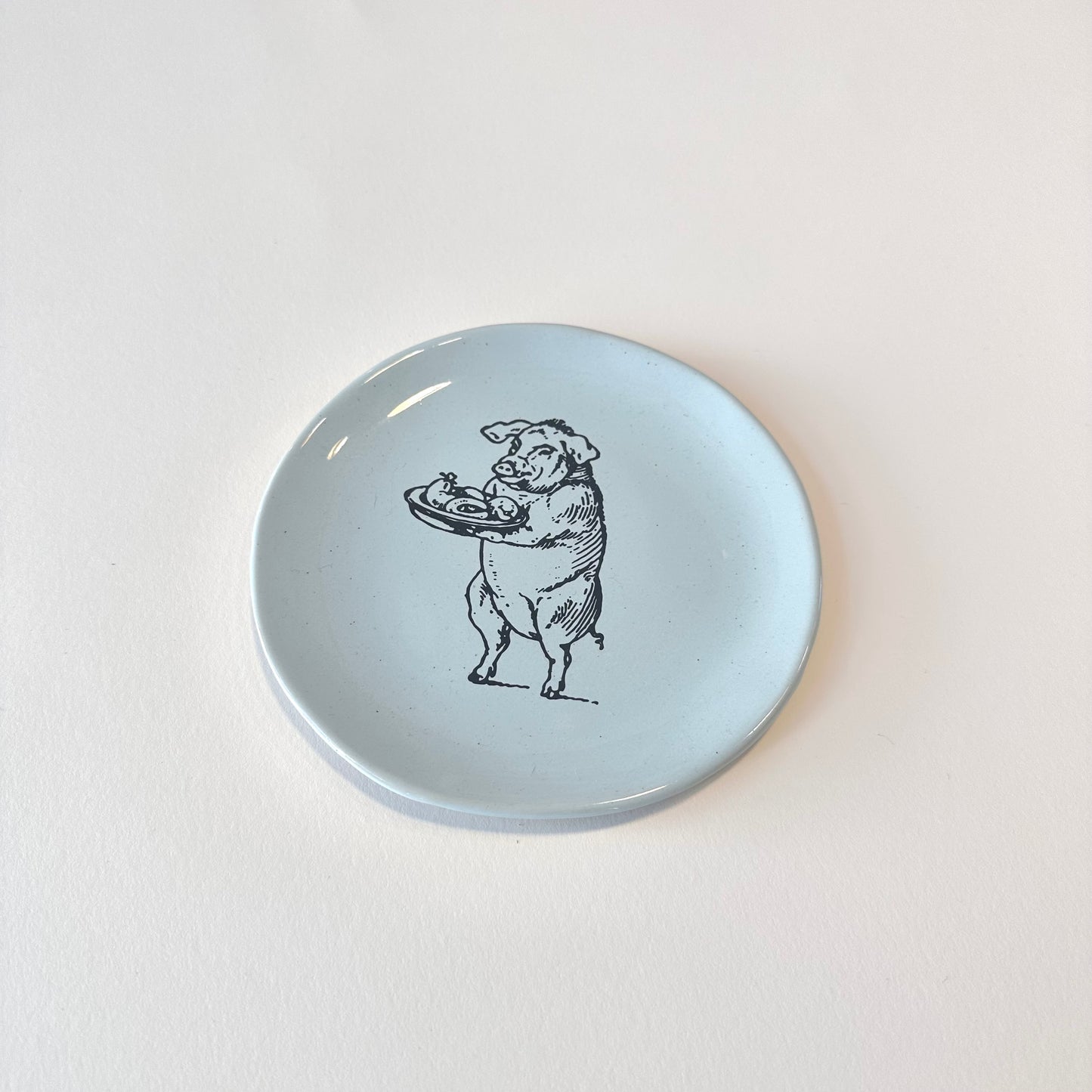 SOUVENIR Small Plate | Pig | Kühn Keramik (Germany)