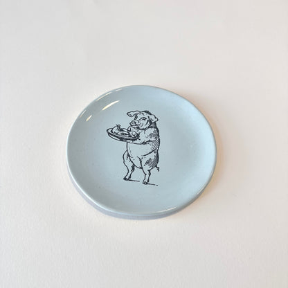 SOUVENIR Small Plate | Pig | Kühn Keramik (Germany)