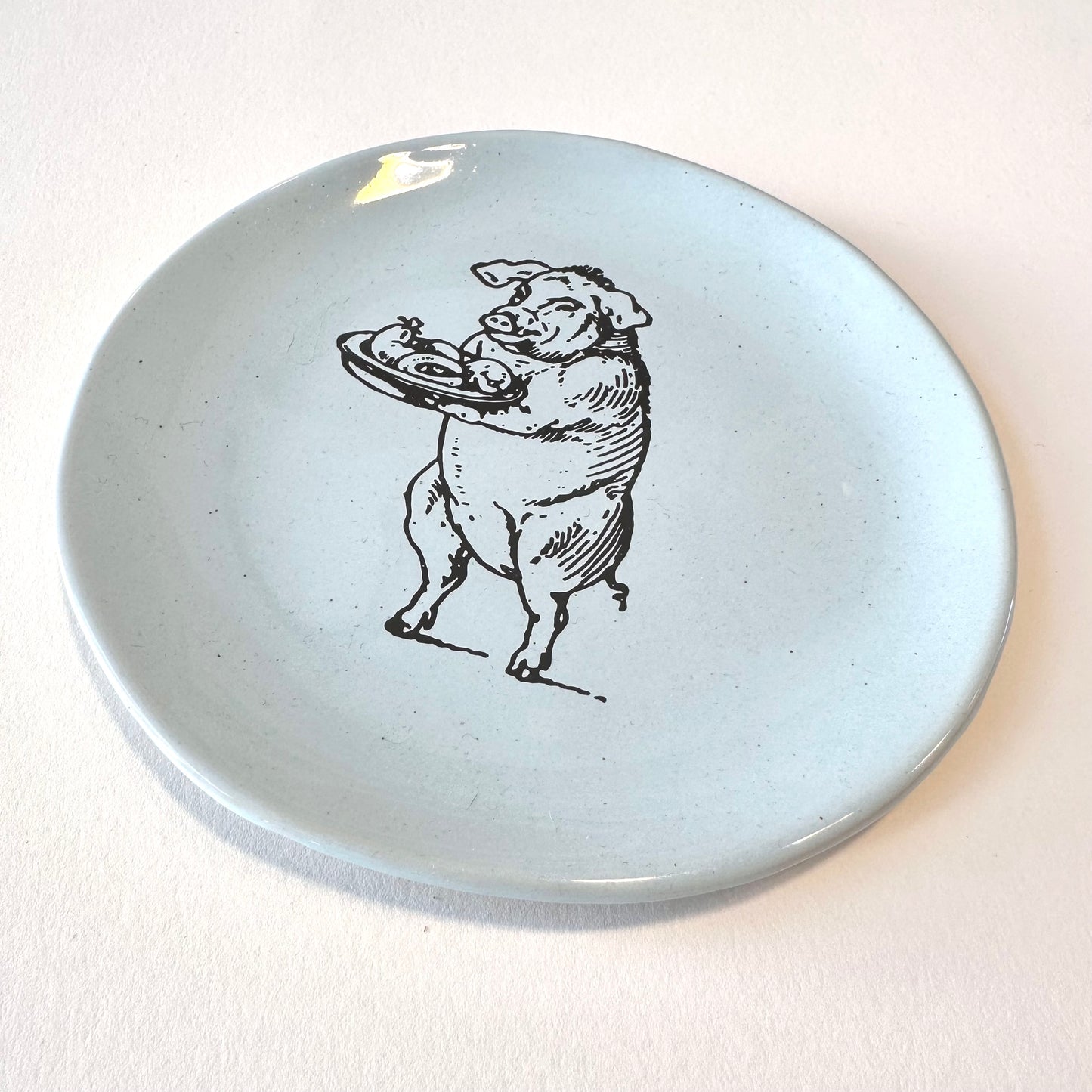 SOUVENIR Small Plate | Pig | Kühn Keramik (Germany)