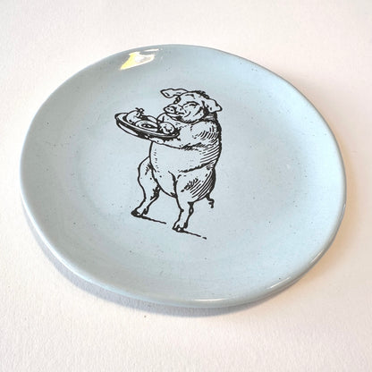 SOUVENIR Small Plate | Pig | Kühn Keramik (Germany)