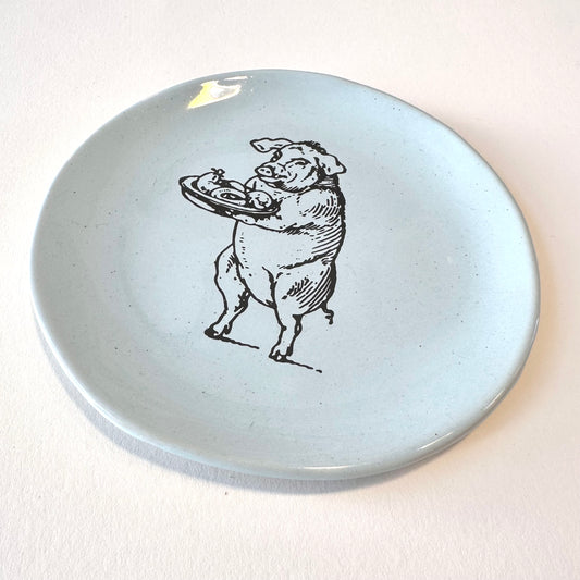 SOUVENIR Small Plate | Pig | Kühn Keramik (Germany)