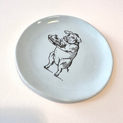 SOUVENIR Small Plate | Pig | Kühn Keramik (Germany)