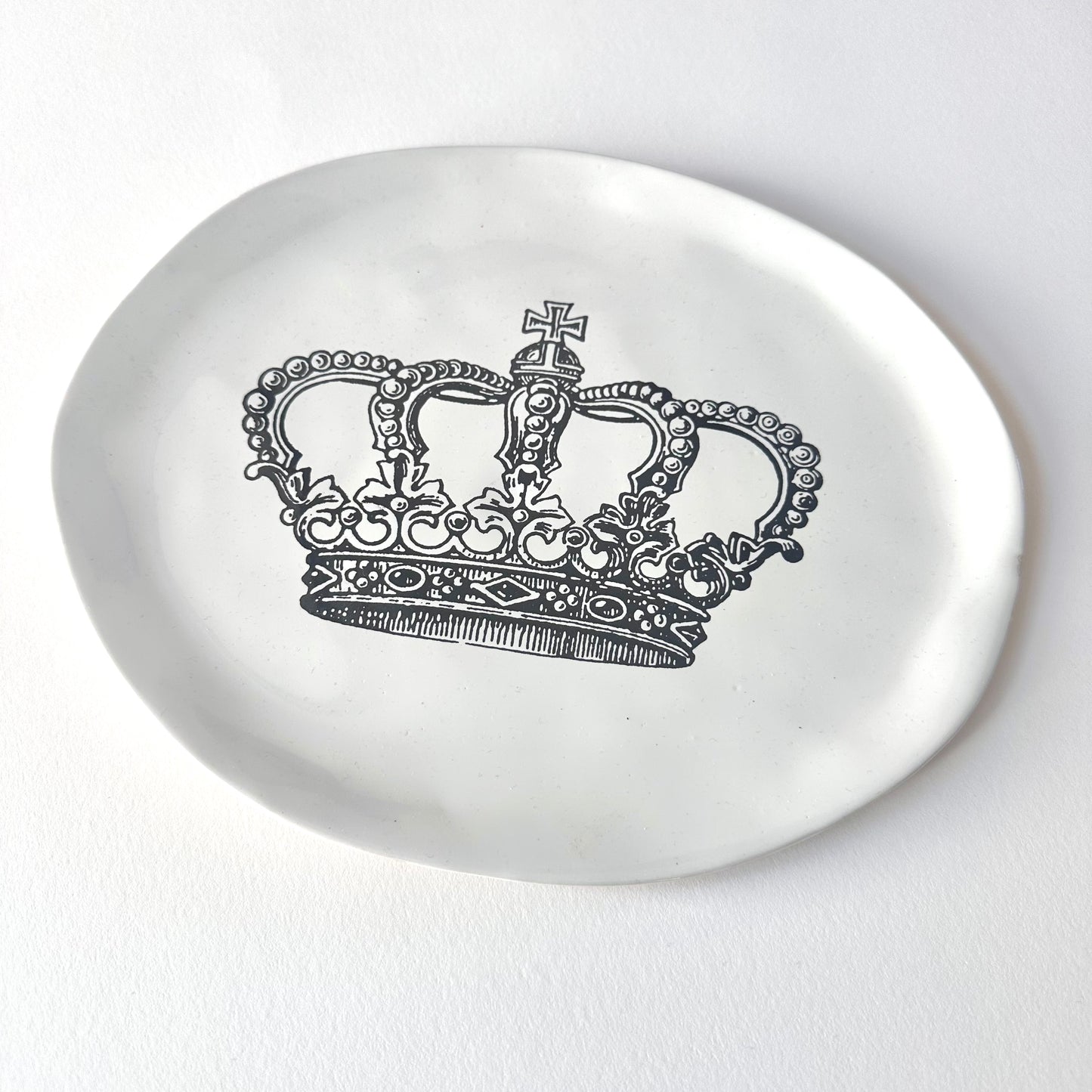 SOUVENIR Very Big Oval Plate | Ship | Kühn Keramik (Germany)