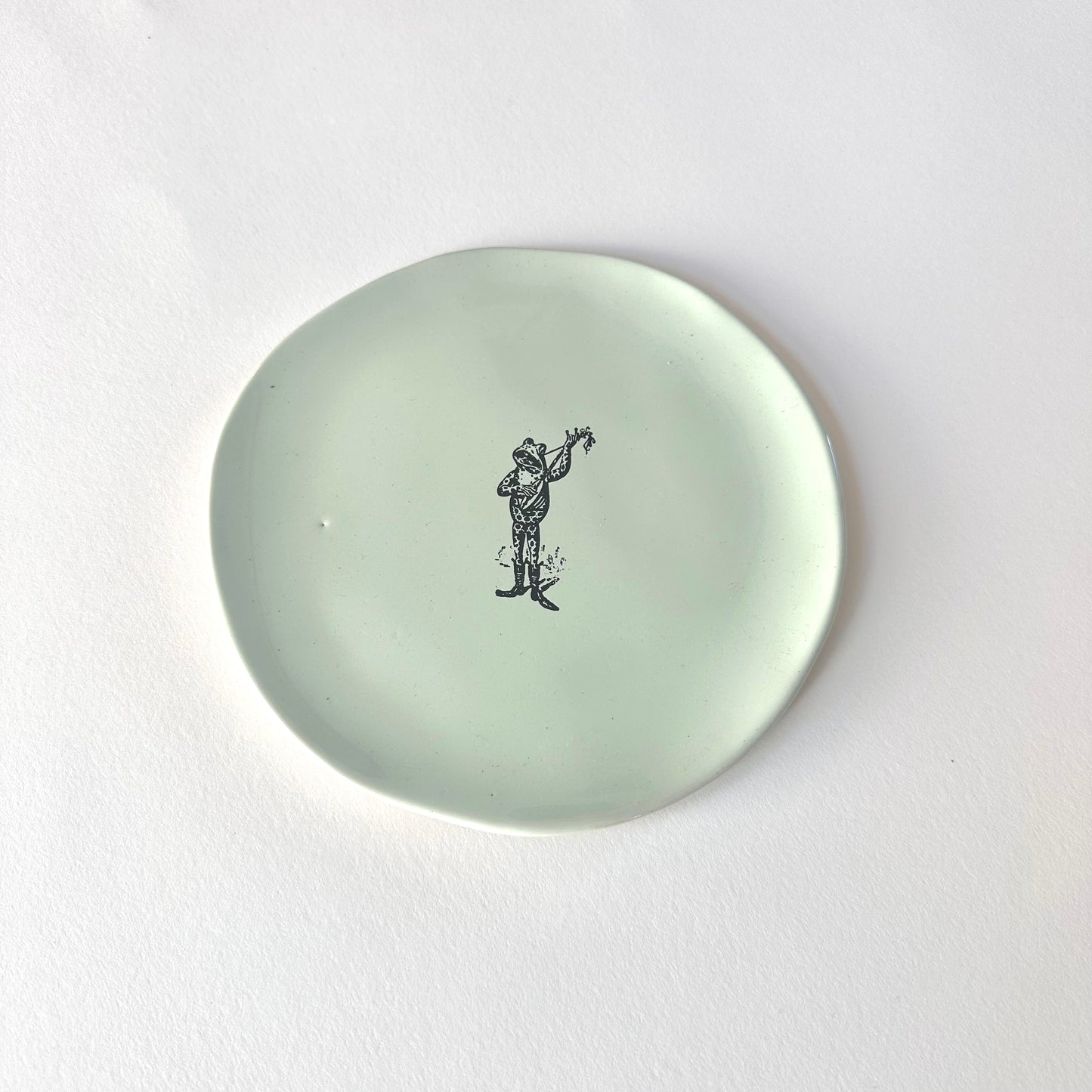 SOUVENIR Breakfast Plate | Frog | Kühn Keramik (Germany)