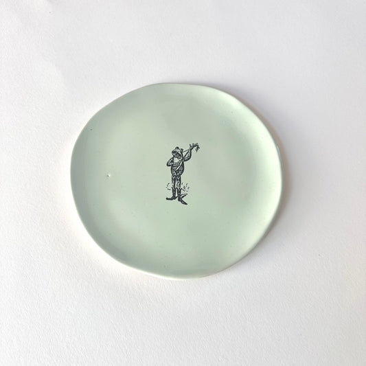 SOUVENIR Breakfast Plate | Frog | Kühn Keramik (Germany)