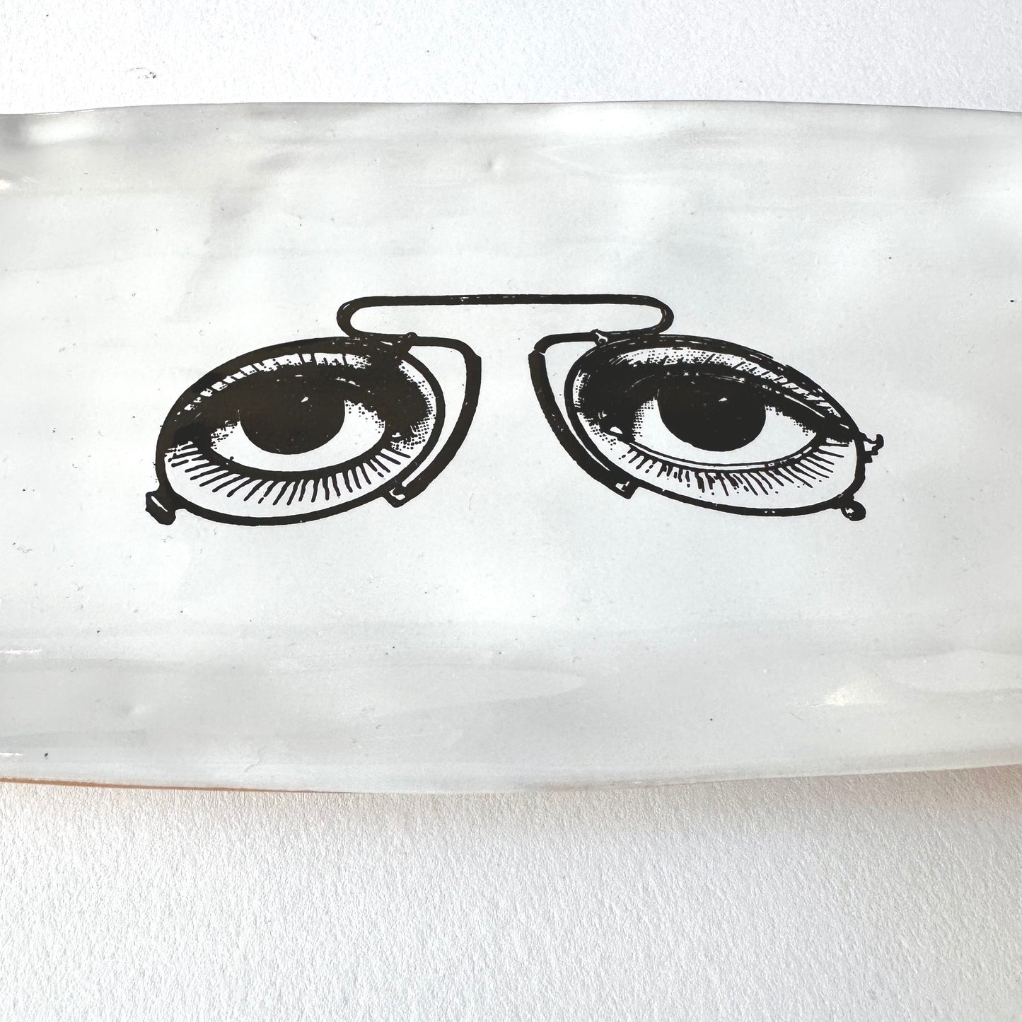 SOUVENIR Very Big Long Plate | Glasses | Kühn Keramik (Germany)