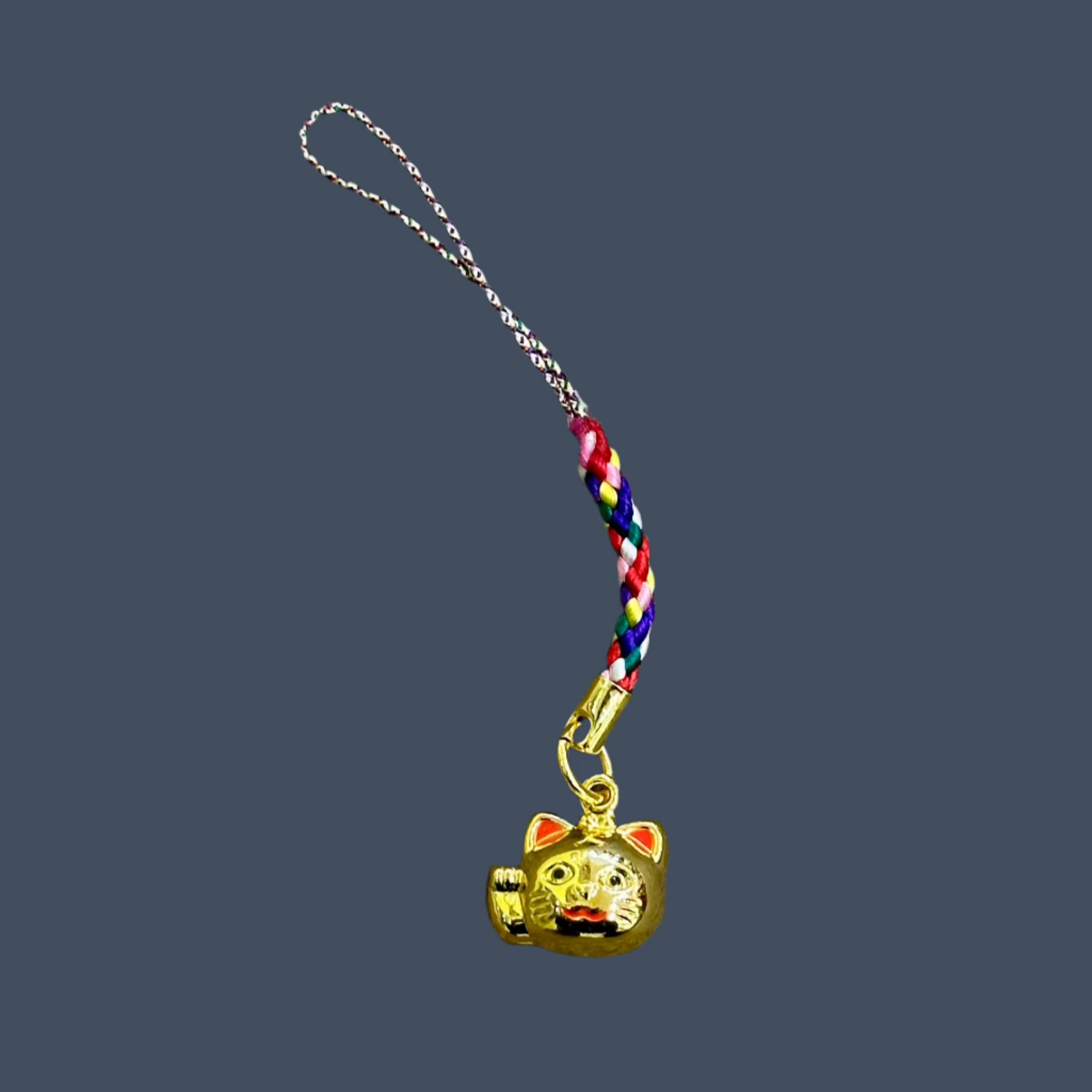 Lucky Cat Phone Charm | Gold | Kyoto Series (Japan)