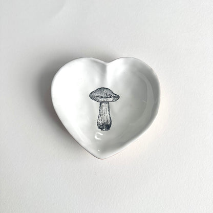 Amanita Mushroom Heart Bowl | Kühn Keramik (Germany)