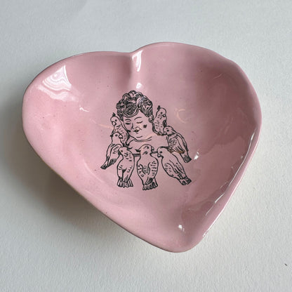 Nathalie Lété Heart Bowl | Bird Lady | Kühn Keramik (Germany)