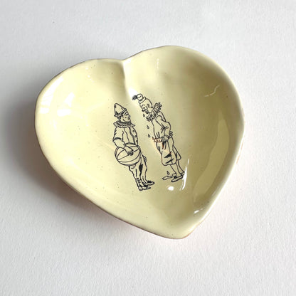 Nathalie Lété Heart Bowl | Clowns | Kühn Keramik (Germany)