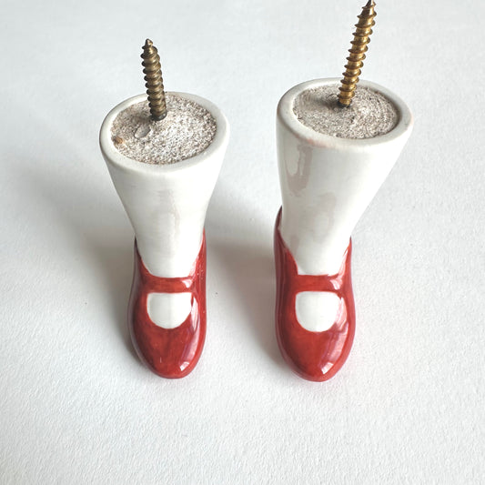 PRACTICAL Red Shoe Set | Kühn Keramik (Germany)