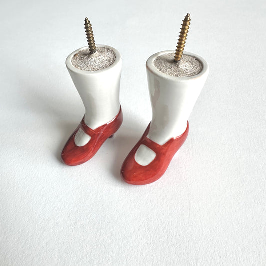 PRACTICAL Red Shoe Set | Kühn Keramik (Germany)
