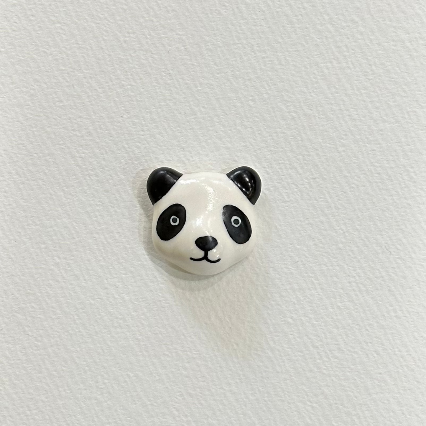 Ceramic Panda Brooch | Japan