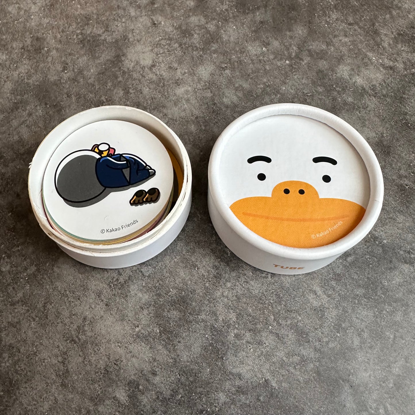 TUBE Round Sticker Pack | Kakao Friends (Korea)