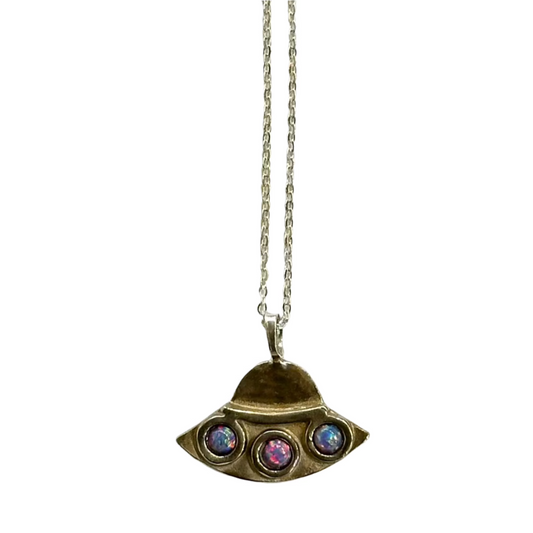 UFO Necklace with Opal | Therese Kuempel (IL)