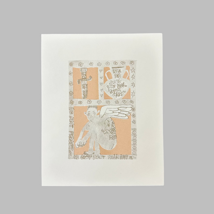 We Just Don't Talk About It Risograph Print | Fantasy Boy Taro (TX)