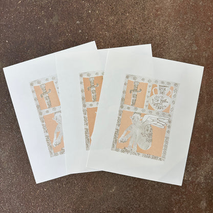 We Just Don't Talk About It Risograph Print | Fantasy Boy Taro (TX)