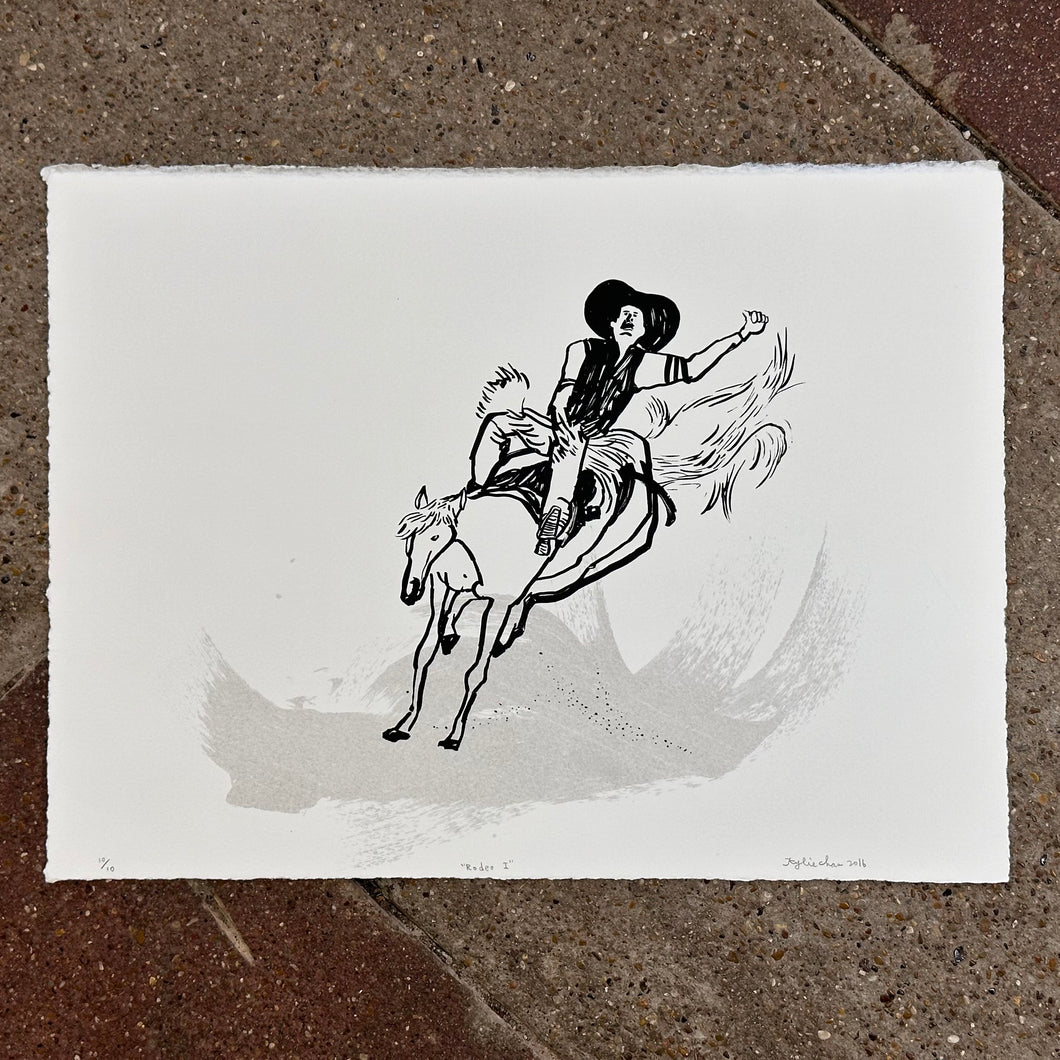 Rodeo I Screenprint | Kylie Chan (Hong Kong)