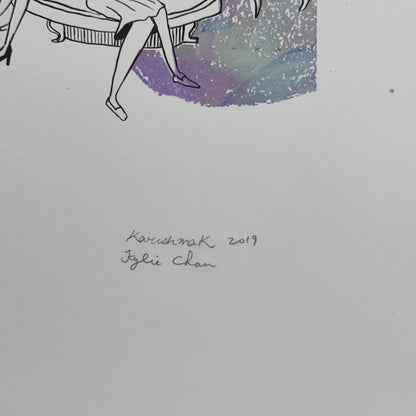 Madame C.J. Walker Hair Product Screenprint | Kylie Chan x Karishma K