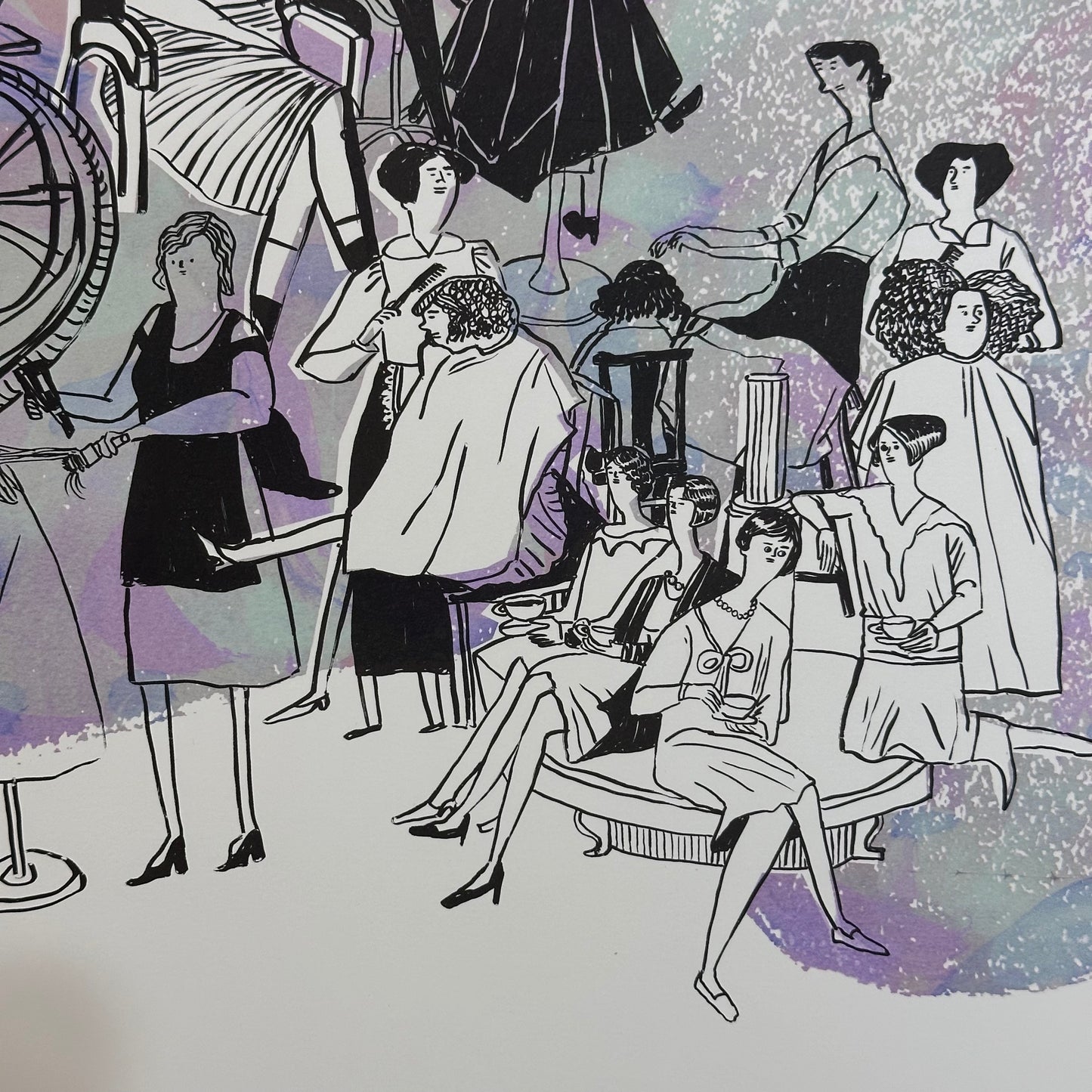 Madame C.J. Walker Hair Product Screenprint | Kylie Chan x Karishma K