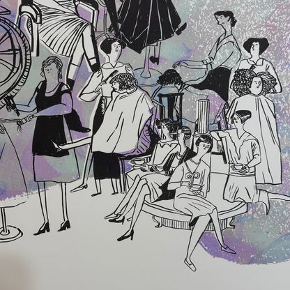 Madame C.J. Walker Hair Product Screenprint | Kylie Chan x Karishma K
