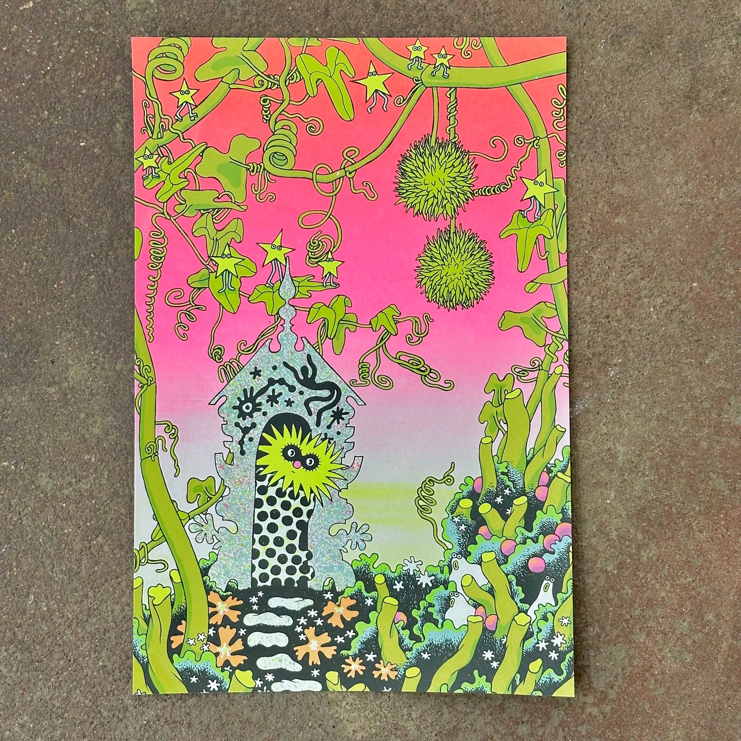 Prickles Dream House Screen Print | Daria Tessler (OR)