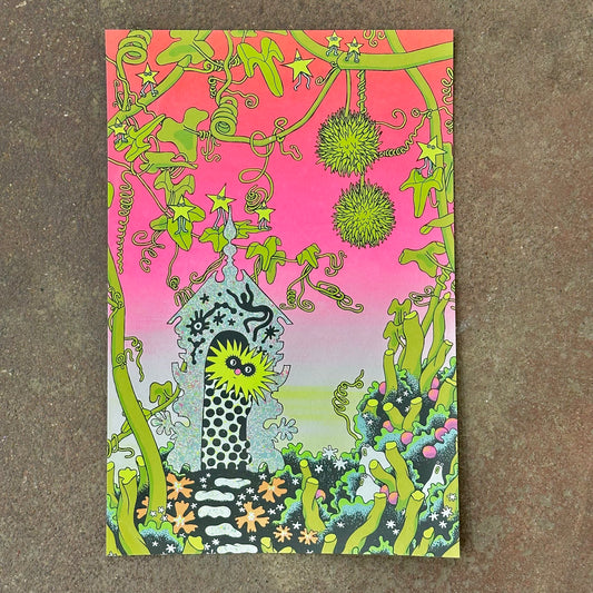 Prickles Dream House Screen Print | Daria Tessler (OR)
