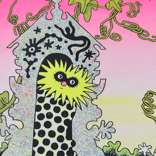 Prickles Dream House Screen Print | Daria Tessler (OR)