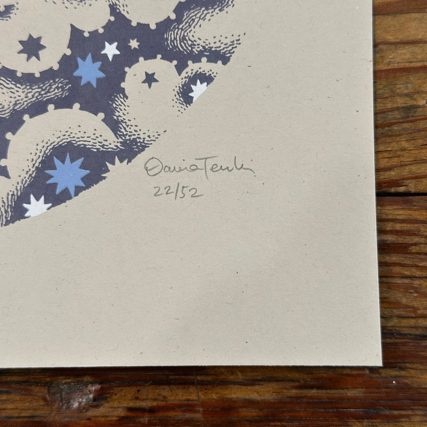 Ship in Star Clouds Screen Print | Daria Tessler (OR)